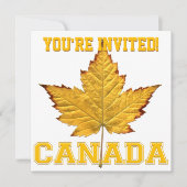 Canada nodigt u uit Varsity Canada RSVP aan te pas Kaart (Voorkant)