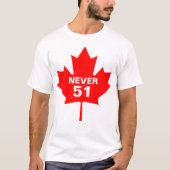Canada Nooit 51 T-shirt (Voorkant)