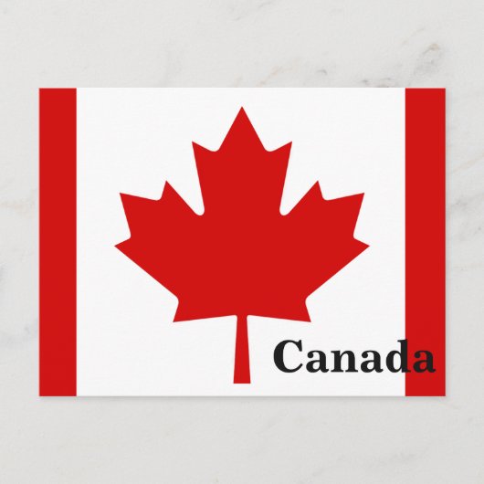 Canada Noord-Amerika Reistoerisme Briefkaart (Voorkant)