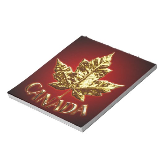Canada Notepad Gold Medal Canada Souvenir-laptop Notitieblok (Linkerzijde)