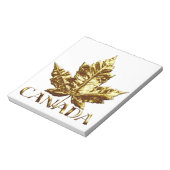 Canada Notepad Gold Medal Canada Souvenir-laptop Notitieblok (Linkerzijde)