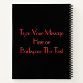 Canada Notitieboek Custom Canada Goose Notitieboek (Achterkant)