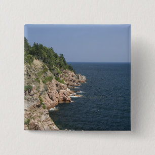 Canada, Nova Scotia, Cape Breton-eiland, Cabot 2 Vierkante Button 5,1 Cm