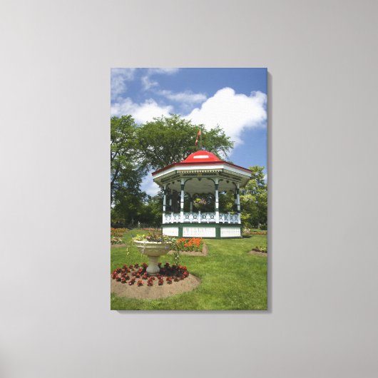 Canada, Nova Scotia, Halifax, Openbare Tuinen. 2 Canvas Afdruk (Voorkant)