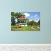Canada, Nova Scotia, Halifax, Openbare Tuinen. Canvas Afdruk (Insitu (Houten vloer))