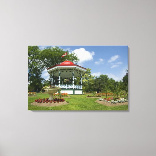 Canada, Nova Scotia, Halifax, Openbare Tuinen. Canvas Afdruk (Voorkant)