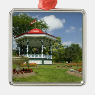 Canada, Nova Scotia, Halifax, Openbare Tuinen. Metalen Ornament