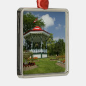 Canada, Nova Scotia, Halifax, publieke tuinen. Metalen Ornament (Rechts)