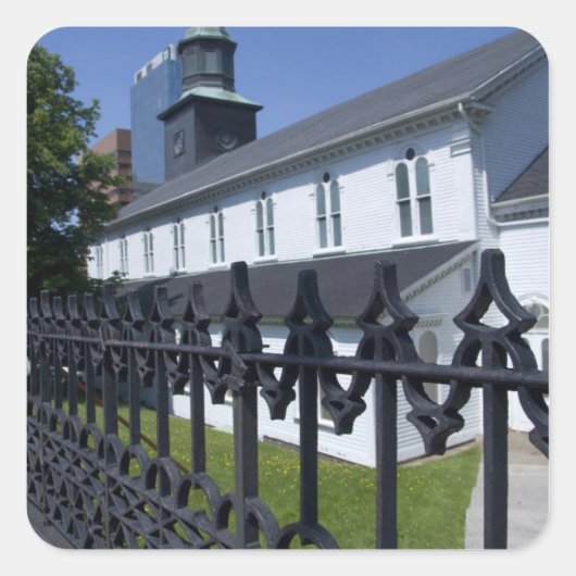 Canada, Nova Scotia, Halifax. Sint-Paulus Vierkante Sticker (Voorkant)
