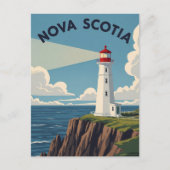 Canada Nova Scotia Lighthouse Briefkaart (Voorkant)
