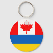 Canada Oekraïne Sleutelhanger (Voorkant)