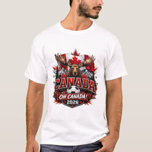 Canada Oh Canada 2026 Voetbalfan T-shirt