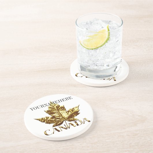 Canada Onderzetter Gold Canada Team Onderzetter (Zijkant)