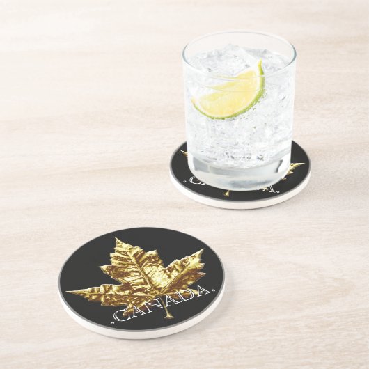 Canada Onderzetter Gold Canada Team Onderzetter (Zijkant)