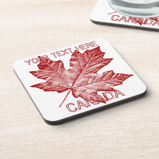 Canada Onderzetter Retro Custom Canada Onderzetter (Linkerzijde)