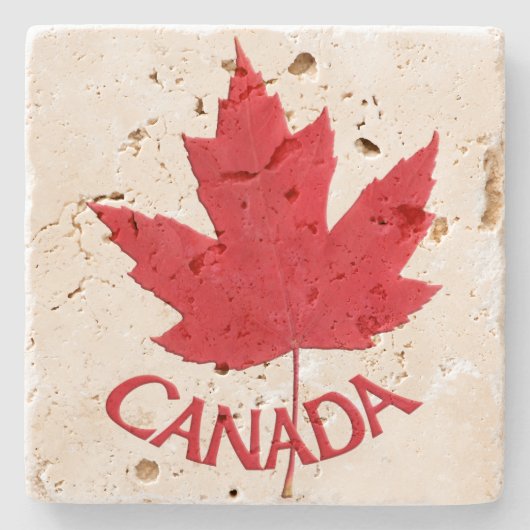 Canada Onderzetters Canada Maple Leaf Souvenir Ond (Voorkant)