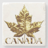 Canada Onderzetters Marble Canada Maple Leaf Onder (Voorkant)