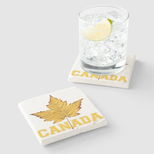 Canada Onderzetters Marble Canada Varsity Onderzet (Zijkant)
