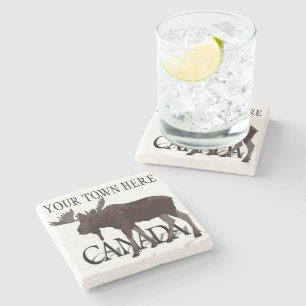 Canada Onderzetters Moose Art Canada Drink Coaster