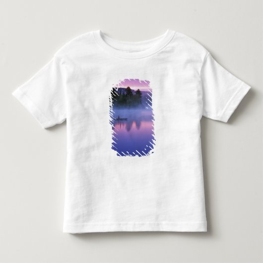 Canada, Ontario, Algonguin Park, Kanoër op Kinder Shirts (Voorkant)