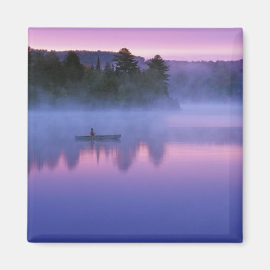 Canada, Ontario, Algonguin Park, Kanoër op Magneet (Voorkant)