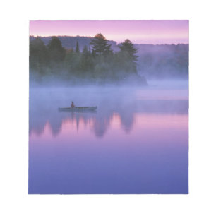Canada, Ontario, Algonguin Park, Kanoër op Notitieblok