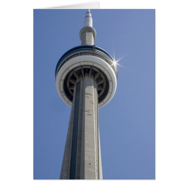 Canada, Ontario, Toronto. Bovenkant van de CN Towe (Voorkant)