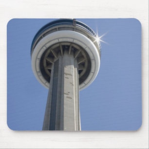 Canada, Ontario, Toronto. Bovenkant van de CN Towe Muismat