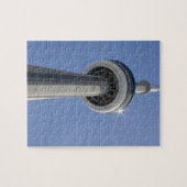 Canada, Ontario, Toronto. Top van de CN Tower met Legpuzzel (Horizontaal)