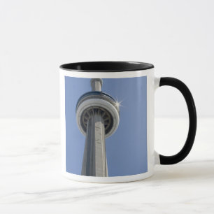 Canada, Ontario, Toronto. Top van de CN Tower met Mok
