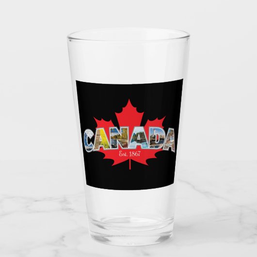 "Canada Oost. 1867-inch met leder uit mazen Glas (Voorkant)