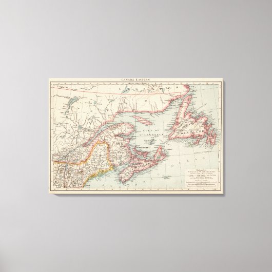 Canada Oost Canvas Afdruk (Voorkant)