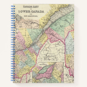 Canada Oost- of Noord-Canada en New Brunswick Notitieboek