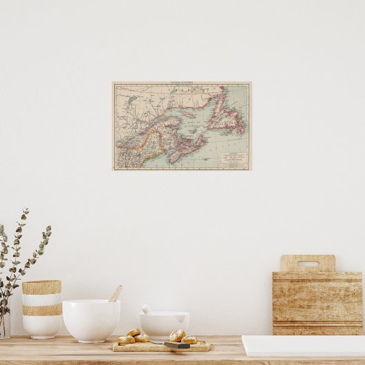 Canada Oost Poster (Keuken)