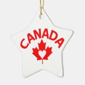 Canada ornament, aanpassen keramisch ornament (Links)