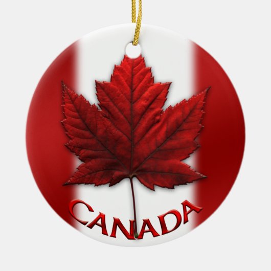 Canada Ornament Custom Canada Souvenir Jouw naam H (Voorkant)