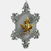 Canada Ornament Gold Canada kerstdecoratie (Links)