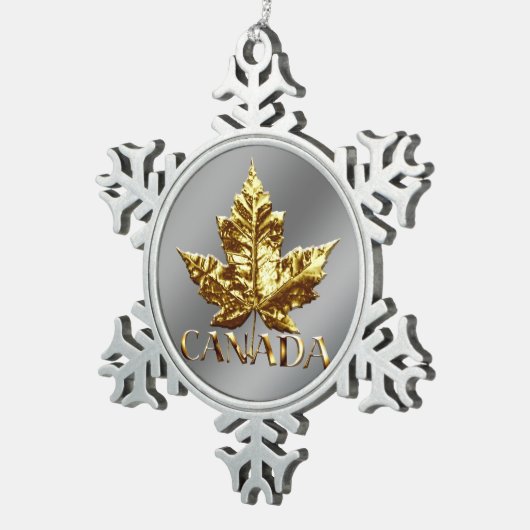 Canada Ornament Gold Canada kerstdecoratie (Rechts)
