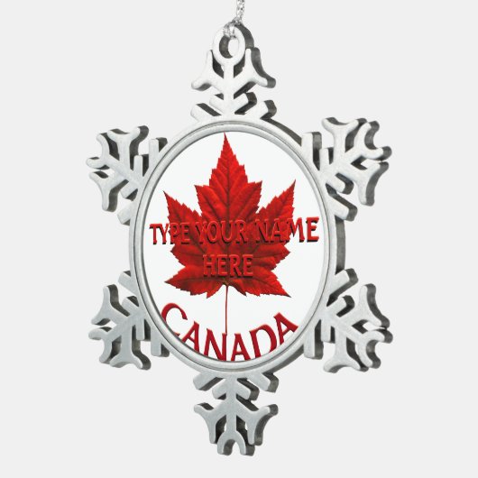 Canada Ornament Personalized Canada Souvenir (Rechts)
