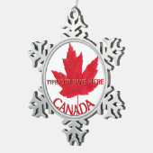 Canada Ornament Personalized Canada Souvenir (Rechts)
