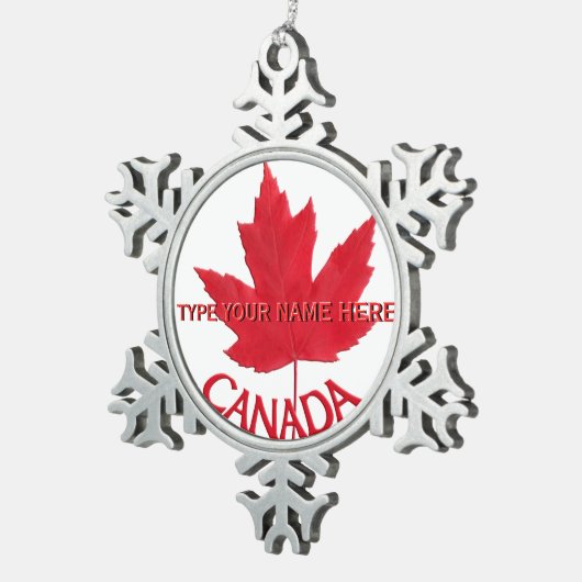 Canada Ornament Personalized Canada Souvenir (Rechts)