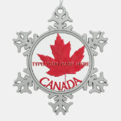 Canada Ornament Personalized Canada Souvenir (Voorkant)