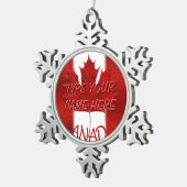 Canada Ornament Personalized Canada Souvenir (Rechts)