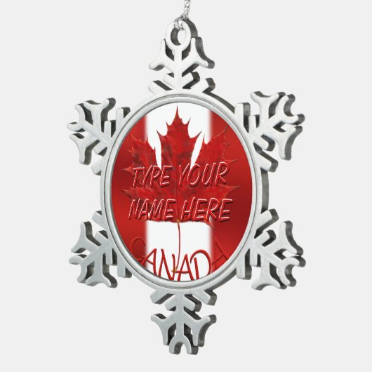 Canada Ornament Personalized Canada Souvenir (Rechts)