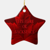 Canada Ornament Personalized Souvenir Canada Gift (Voorkant)