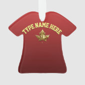 Canada Ornament Souvenir Personalized Canada Gifts (achterkant)