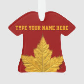 Canada Ornament Souvenir Personalized Canada Gifts (achterkant)