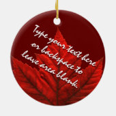 Canada Ornament Souvenir Personalized Canada Gifts (Achterkant)