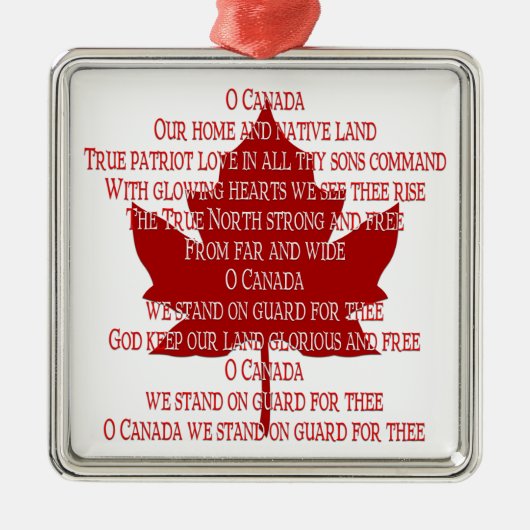 Canada Ornament Souvenirs & Canada Anthem Gifts (Voorkant)