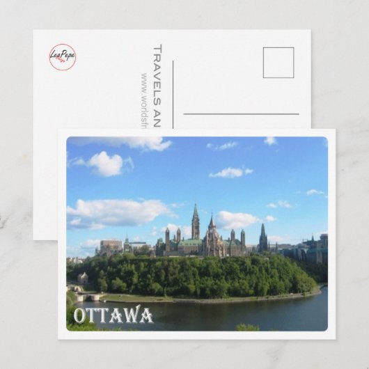 Canada - Ottawa - Briefkaart (Voorkant / Achterkant)
